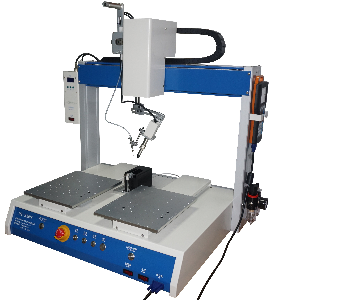 單頭雙平臺(tái)自動(dòng)焊錫機(jī)器人