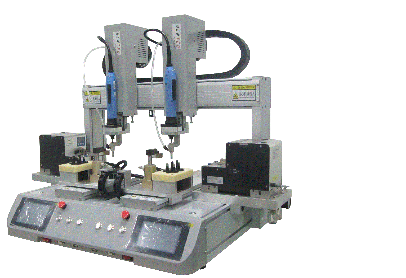 雙頭雙平臺(tái)自動(dòng)鎖螺絲機(jī)器人